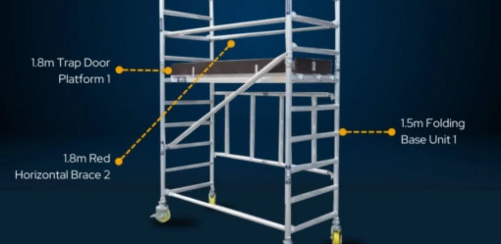 trade folding towers miniscaff hire