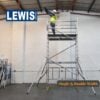 Lewis used Aluminium Scaffold Tower